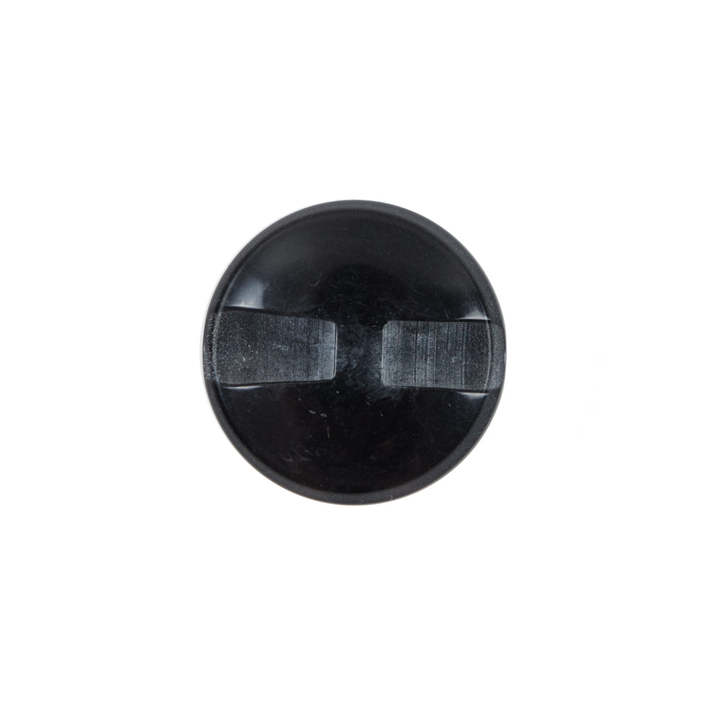 Italian Black Glossy Plastic Button - 28L/18mm - Joann Fabrics