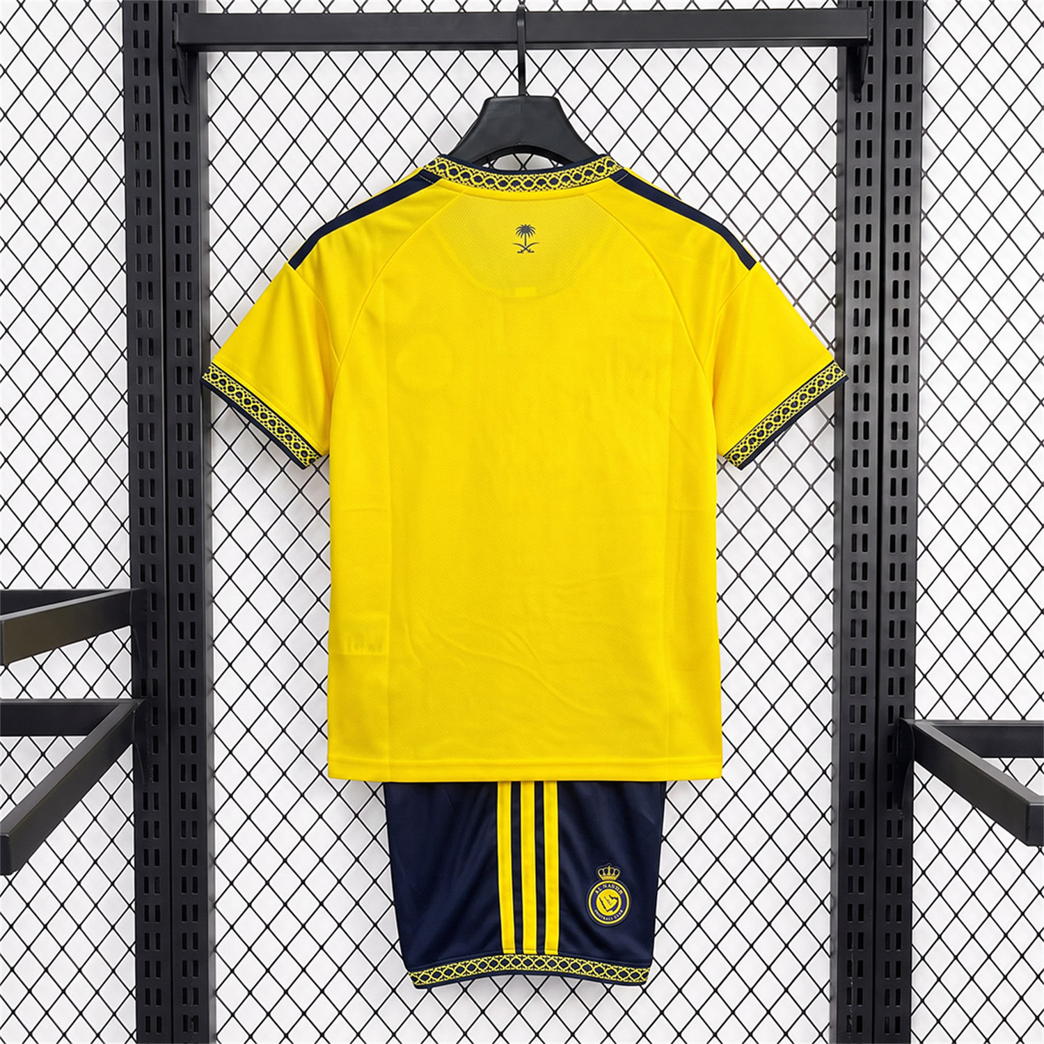 Al Nassr Riyadh Victory 26-27 Home Jersey With HUMAIN Sponsor Kids Kit - UnitedFutballJersey