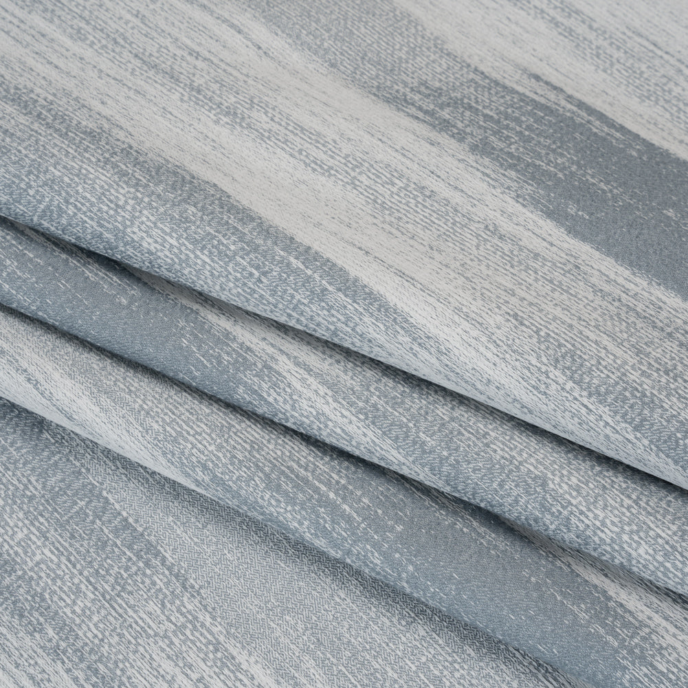 Recycled Polyester Jacquard - Denim Brushstroke Striations - British Imported - Joann Fabrics