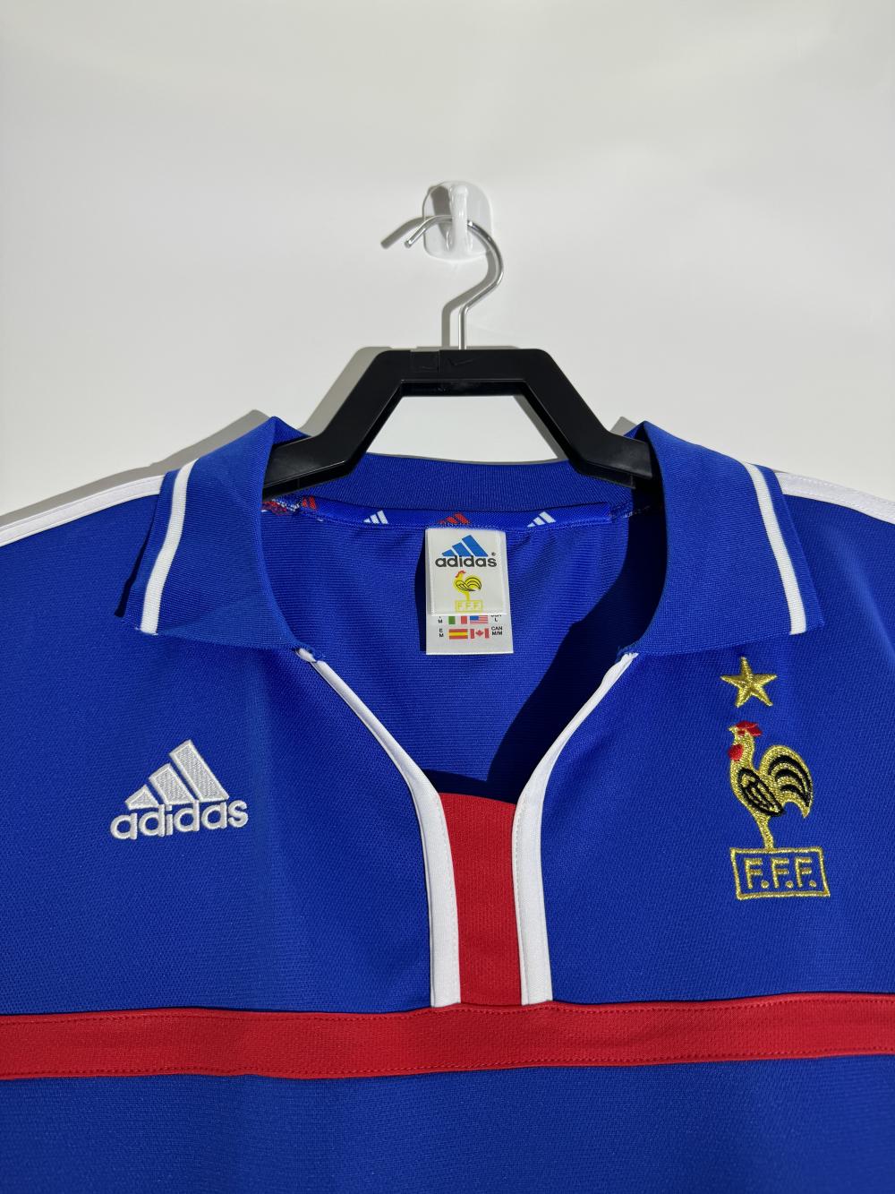 2000 Retro France Home Football Shirt 1:1 Thai Quality