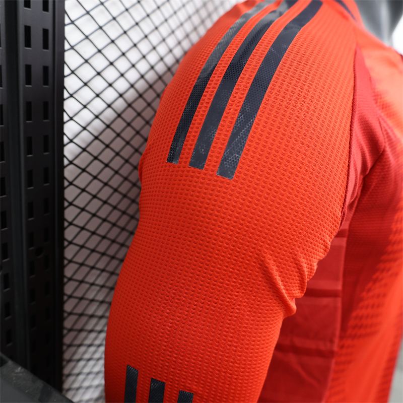 2024/2025 Long Sleeves Bayern Munich Home Player Version Football Shirt 1:1 Thai Quality