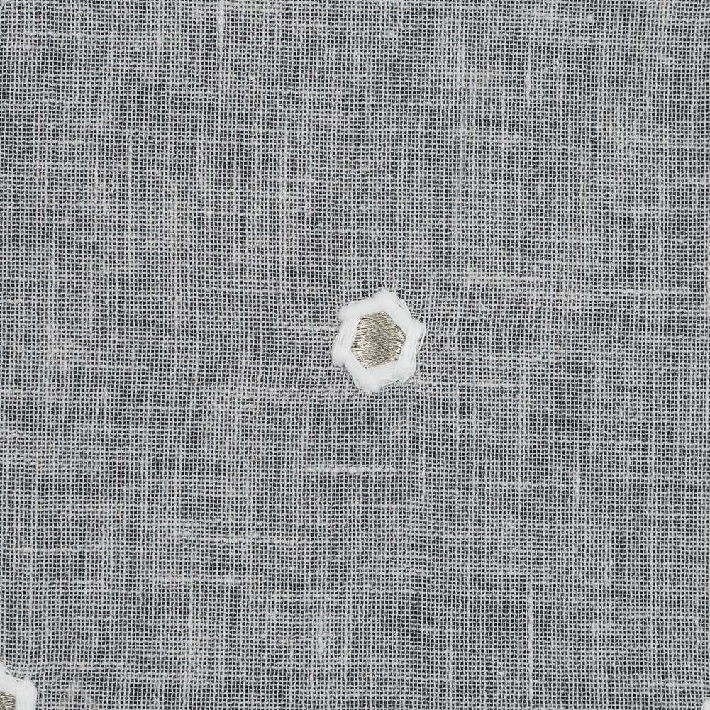 Fog Sheer Embroidered Cotton and Polyester Voile - Joann Fabrics