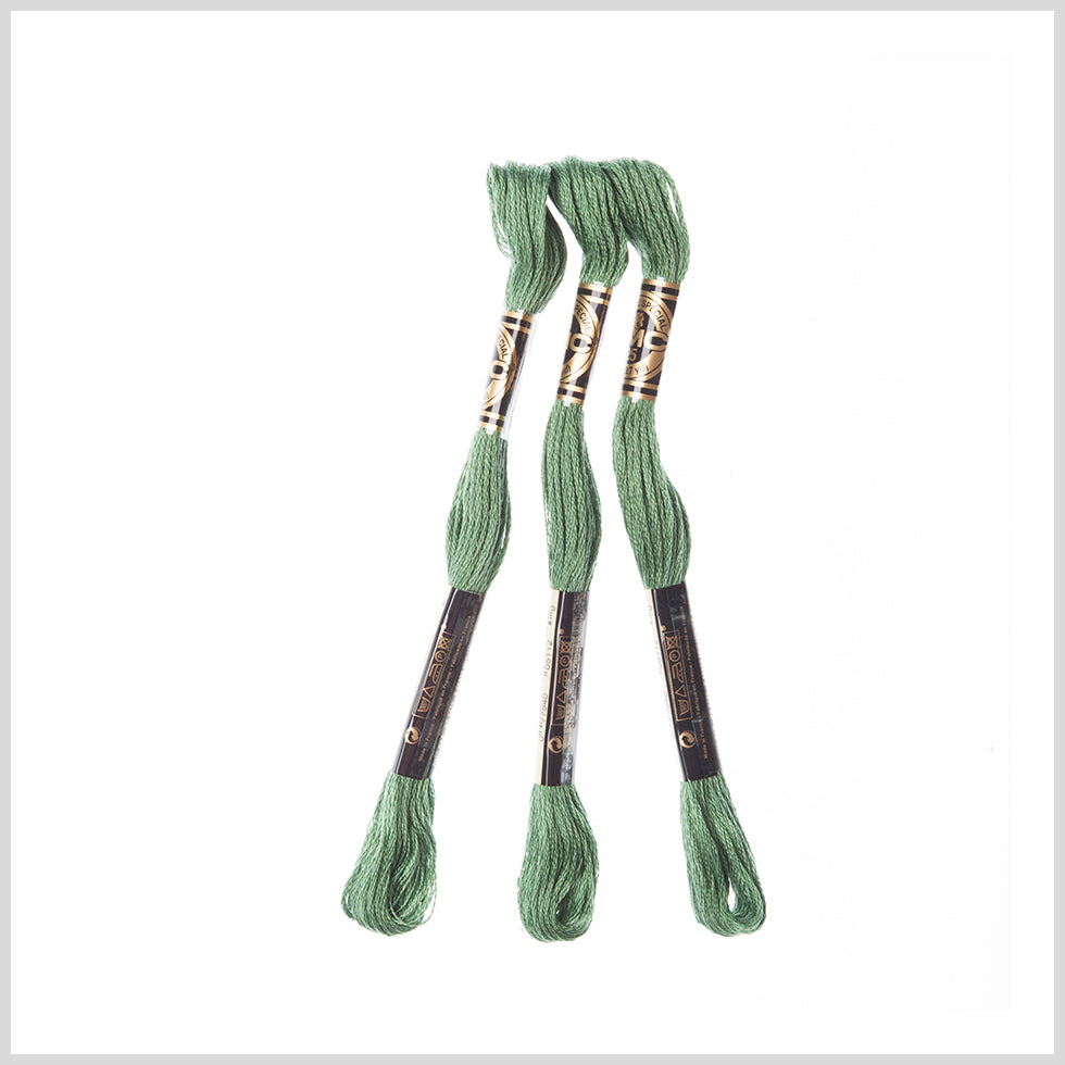 3-Pack DMC Size 6 Embroidery Floss #367 Dark Pistachio Green - Joann Fabrics