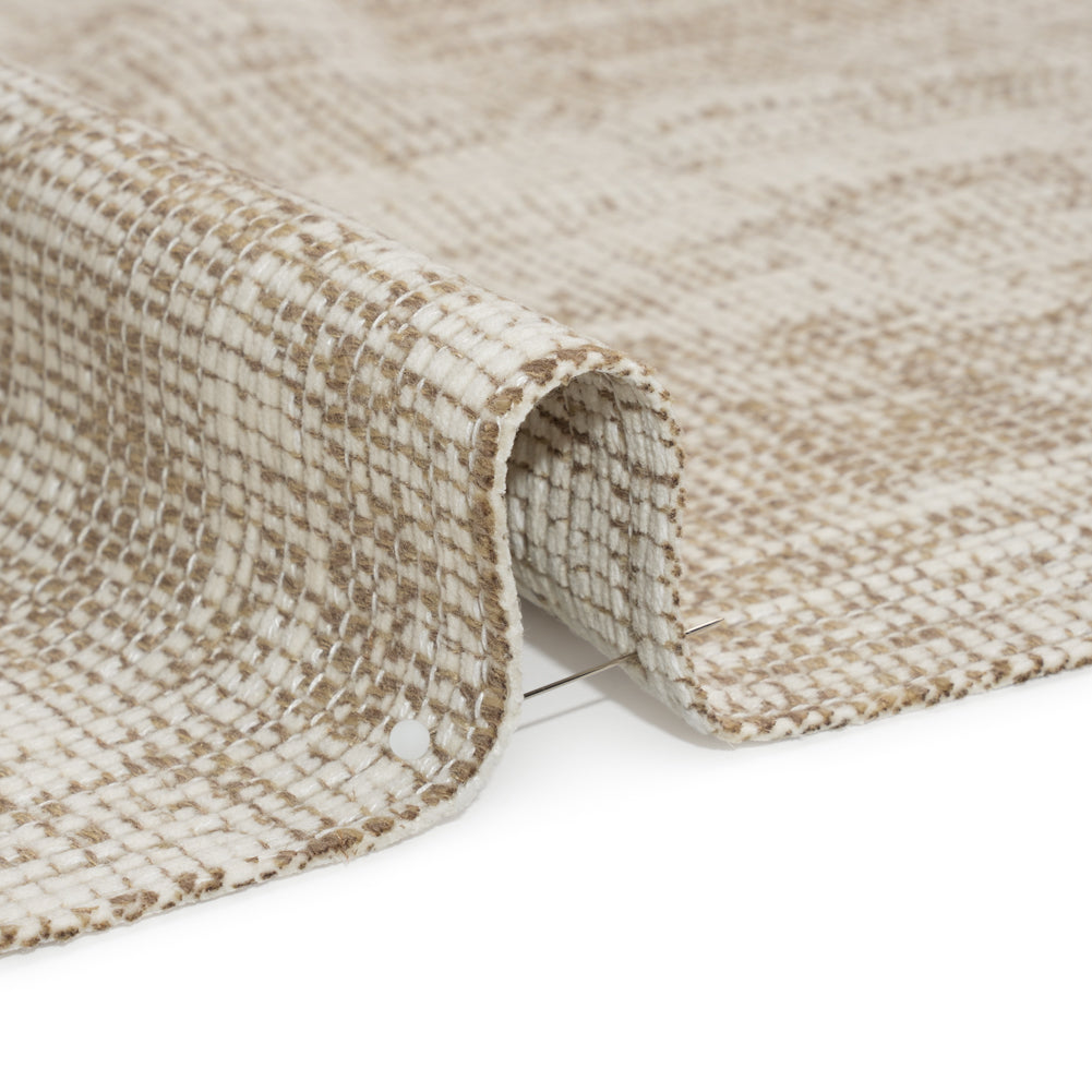 Tweedy Chenille Upholstery Woven - Parchment - Hartsmere Collection - Joann Fabrics