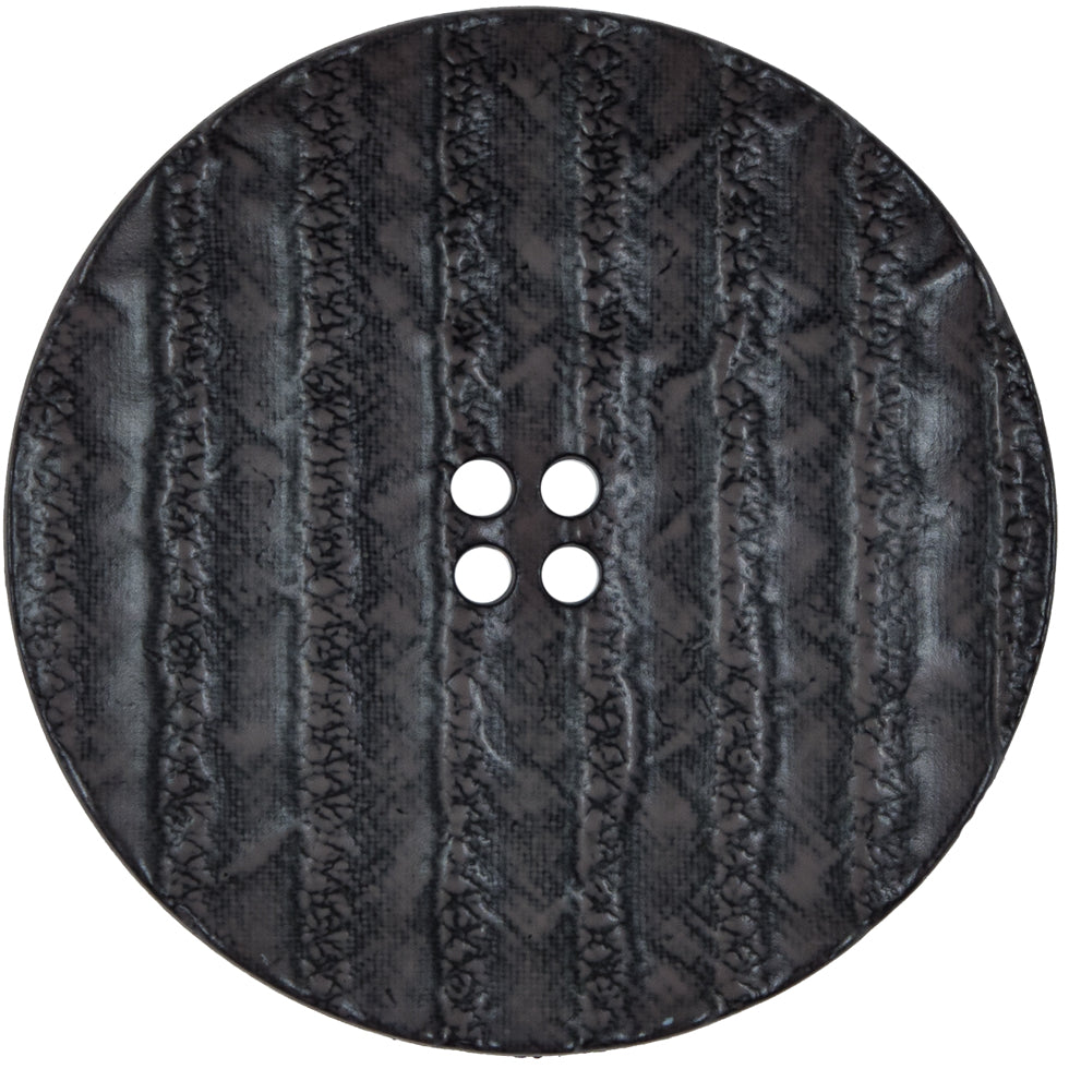 Italian Black Textured 4-Hole Button - 80L/50.8mm - Joann Fabrics
