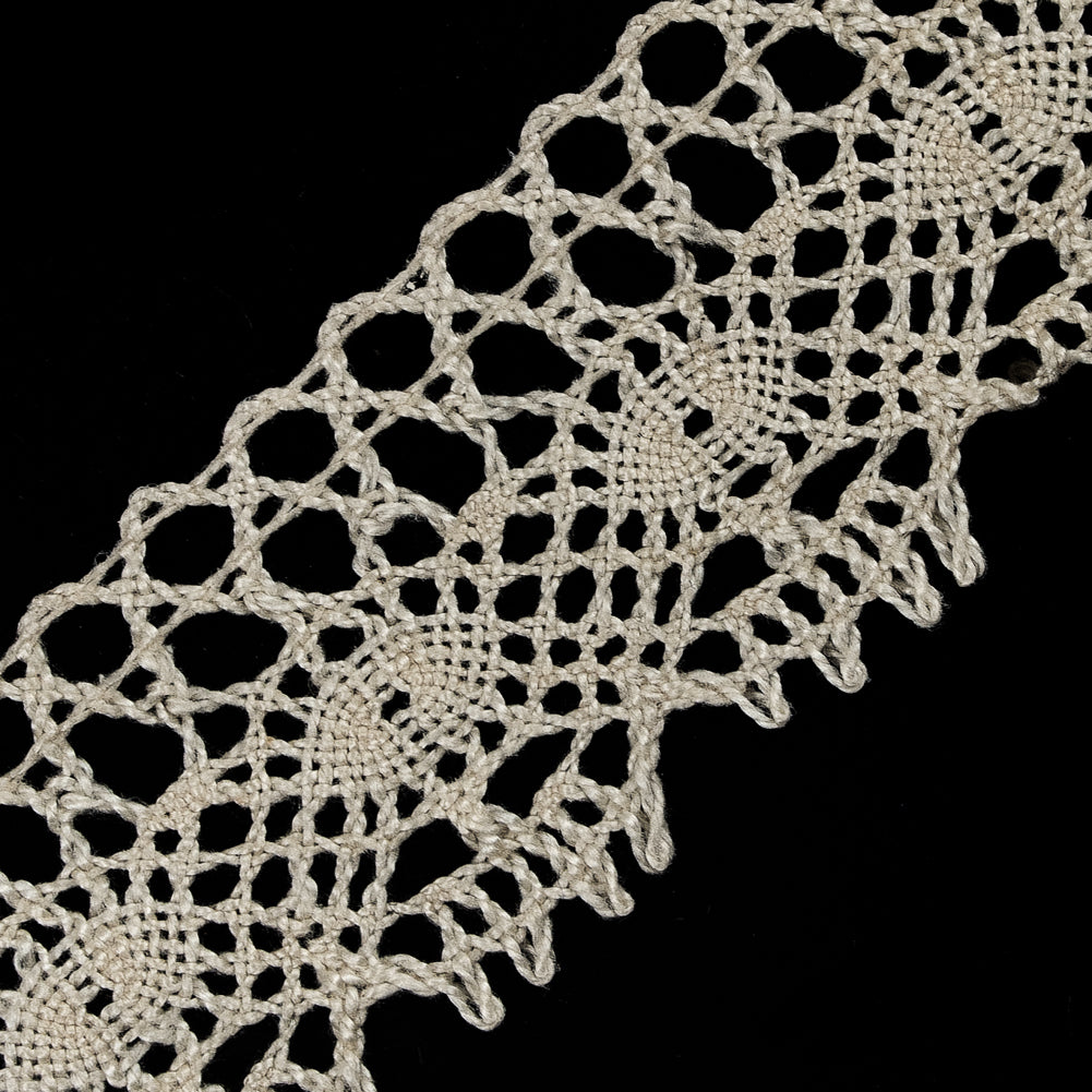 Natural Crochet Lace Trim - 2
