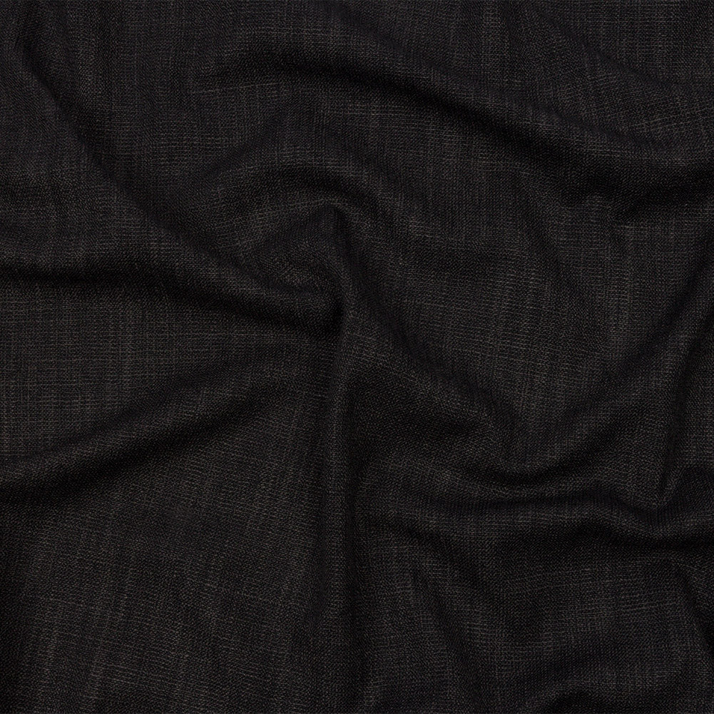 Soft Textured Recycled Polyester Drapery Woven - Onyx - British Imported - Joann Fabrics