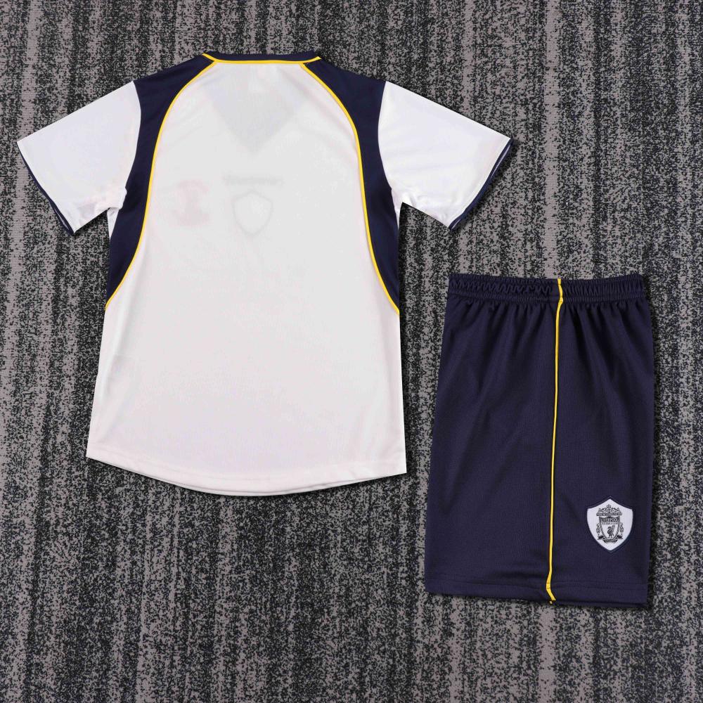 2001-2002 Retro Liverpool Away Football Jersey 1:1 Thai Quality Kids Size