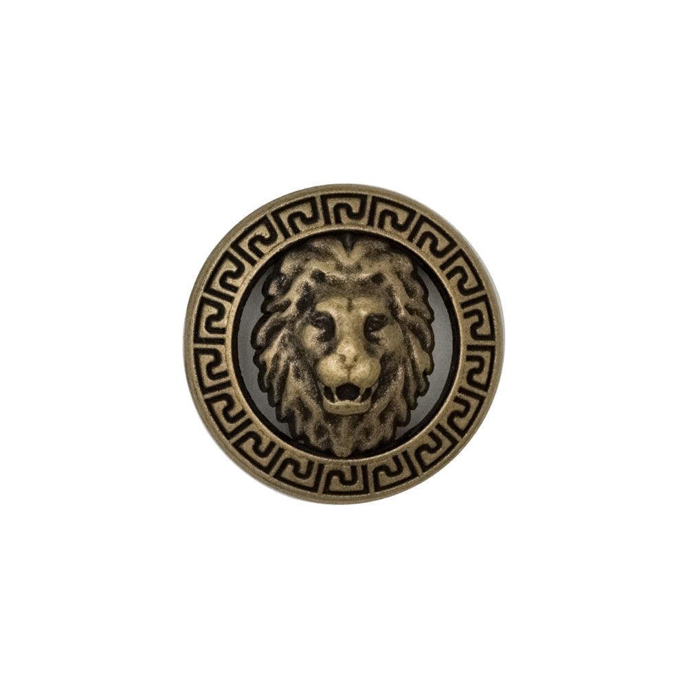 Italian Antique Gold Metal Crest Shank Button - 32L/20mm - Joann Fabrics