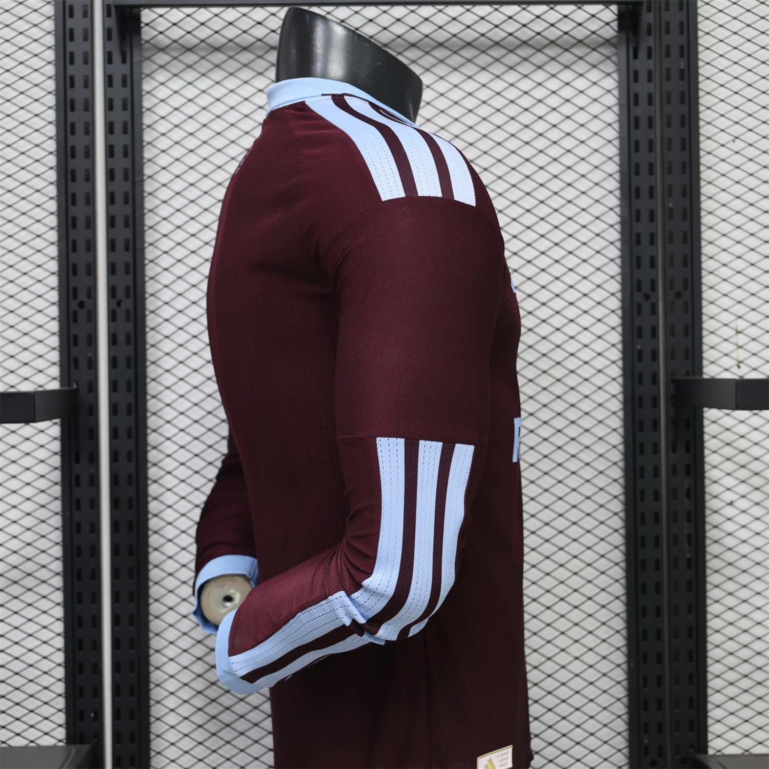 Aston Villa 26-27 Home Long Sleeves Jersey With Sponsors - Player Version - UnitedFutballJersey