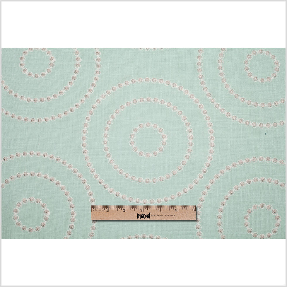 Opal Embroidered Circles Polyester Woven - Joann Fabrics
