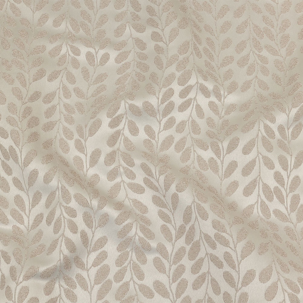 Polyester Jacquard - Oyster Cascading Vines - British Imported - Joann Fabrics