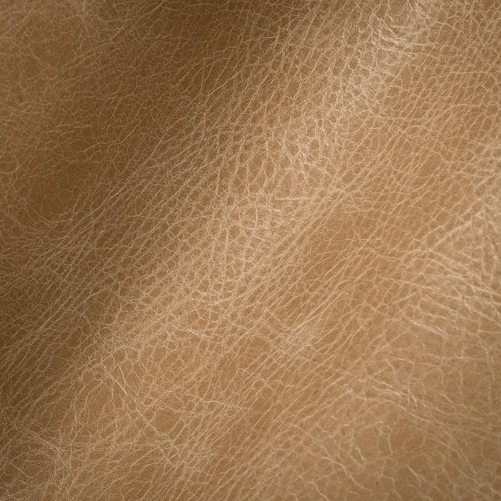 Manhattan Italian Oatmeal Natural Pebble Aniline Dyed Top Grain Cow Leather Hide with Protective Coating - Joann Fabrics
