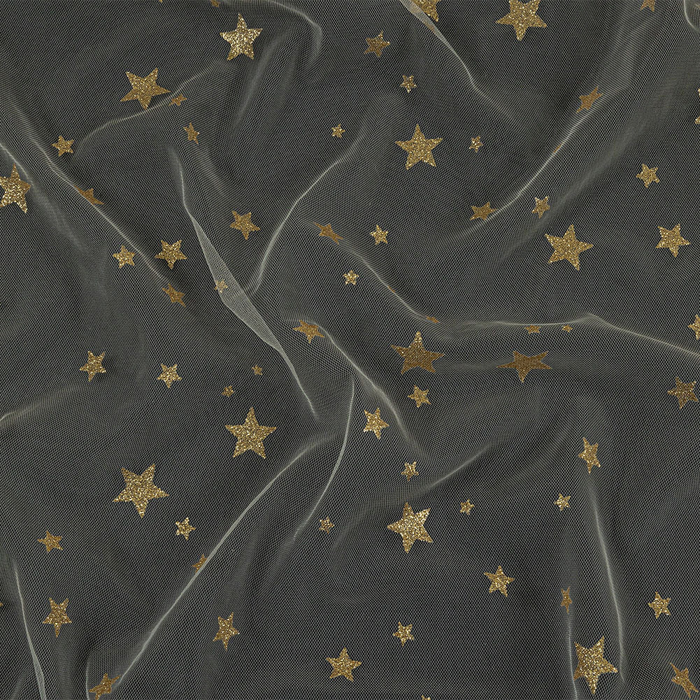 Starry Glitter Tulle - Ivory - Joann Fabrics