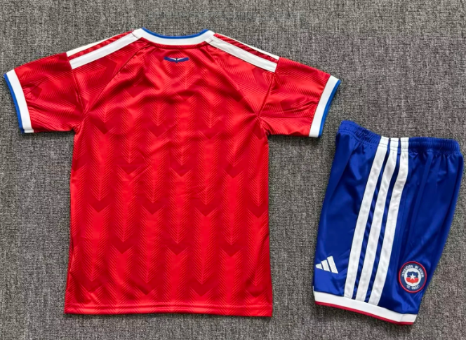 2026 Chile Home Football Jersey 1:1 Thai Quality Kids Size