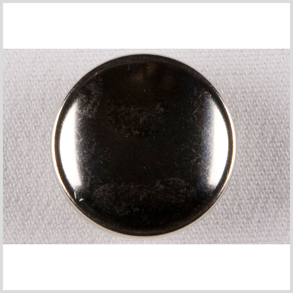Silver Quater-Shank Metal Coat Button with Small Rim - 36L/23mm - Joann Fabrics