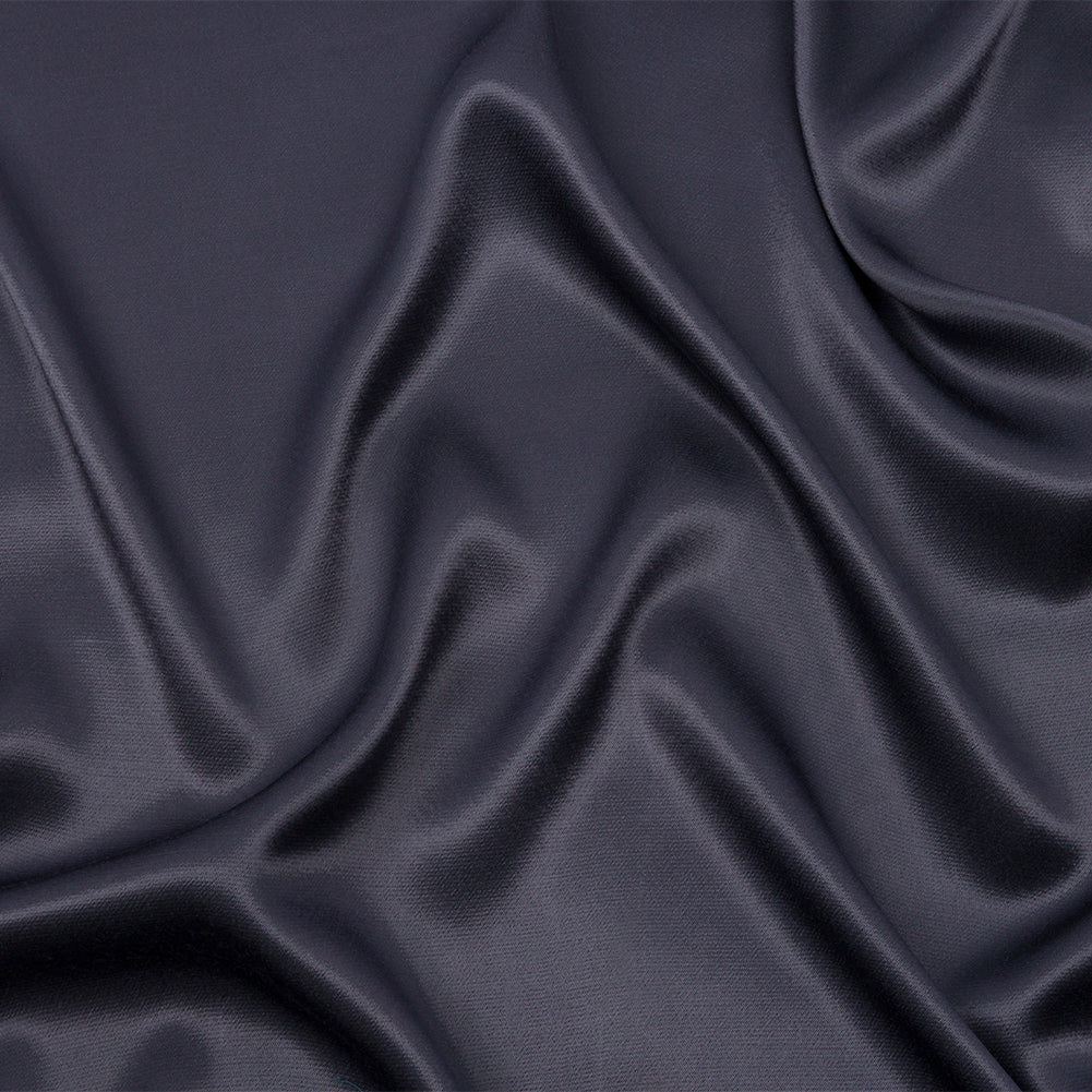 Sustainable Viscose Fluid Satin - Graphite - Mood Exclusive Elliana Collection - Joann Fabrics