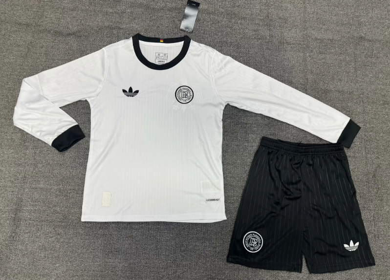 2025/2026 Long Sleeve Germany 125th Anniversary Edition White Football Jersey 1:1 Thai Quality Kids Size