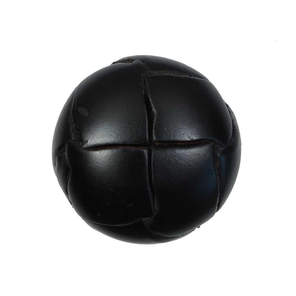 Black Leather Shank Back Button - 40L/25.5mm - Joann Fabrics
