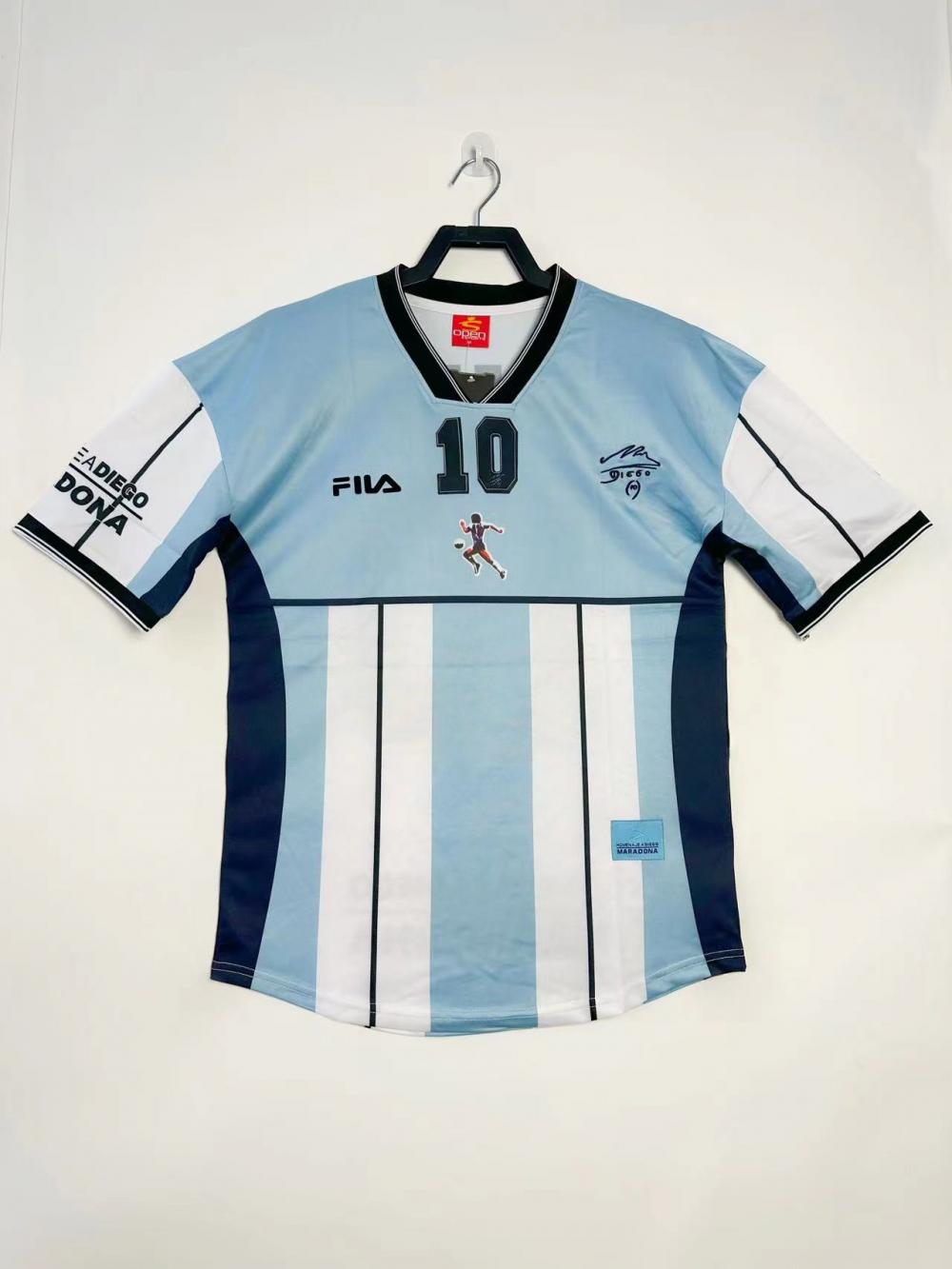 2001 Retro Argentina National Team Maradona Commemorative Jersey 1:1 Thai Quality