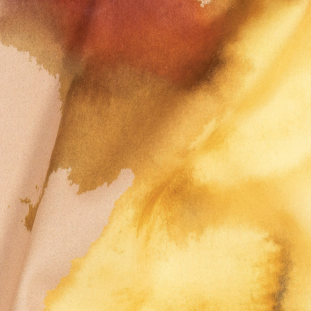 Stretch Cotton Sateen - Rainbow Painterly Abstract - Fresco Print - Mood Exclusive Viso Collection - Joann Fabrics