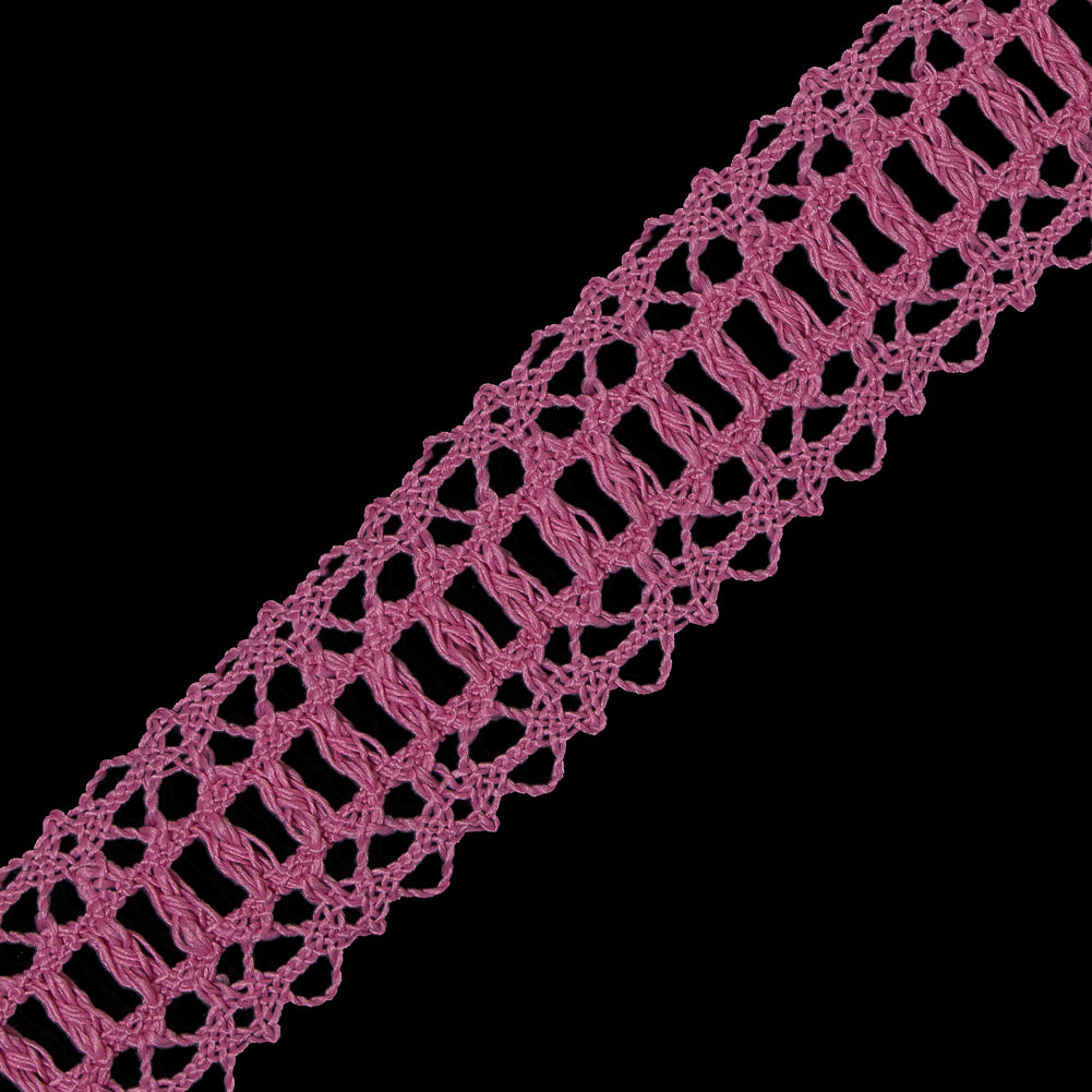 Pink European Crochet Trim - 1.25