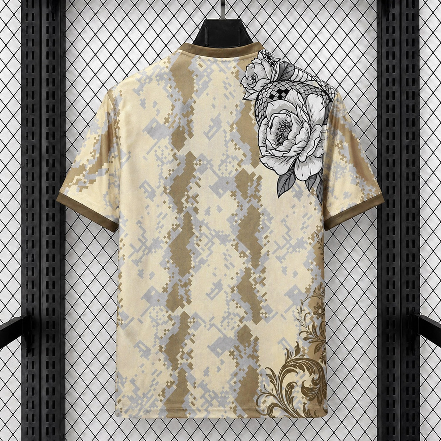 Inter Milan 26-27 Beige Gold Special Jersey - Fans Version - UnitedFutballJersey