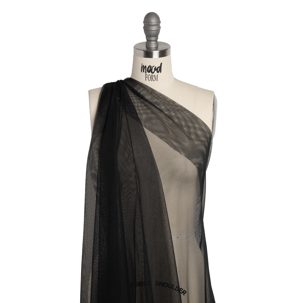 Crisp Polyester Tulle - Black - Designer Deadstock - Joann Fabrics