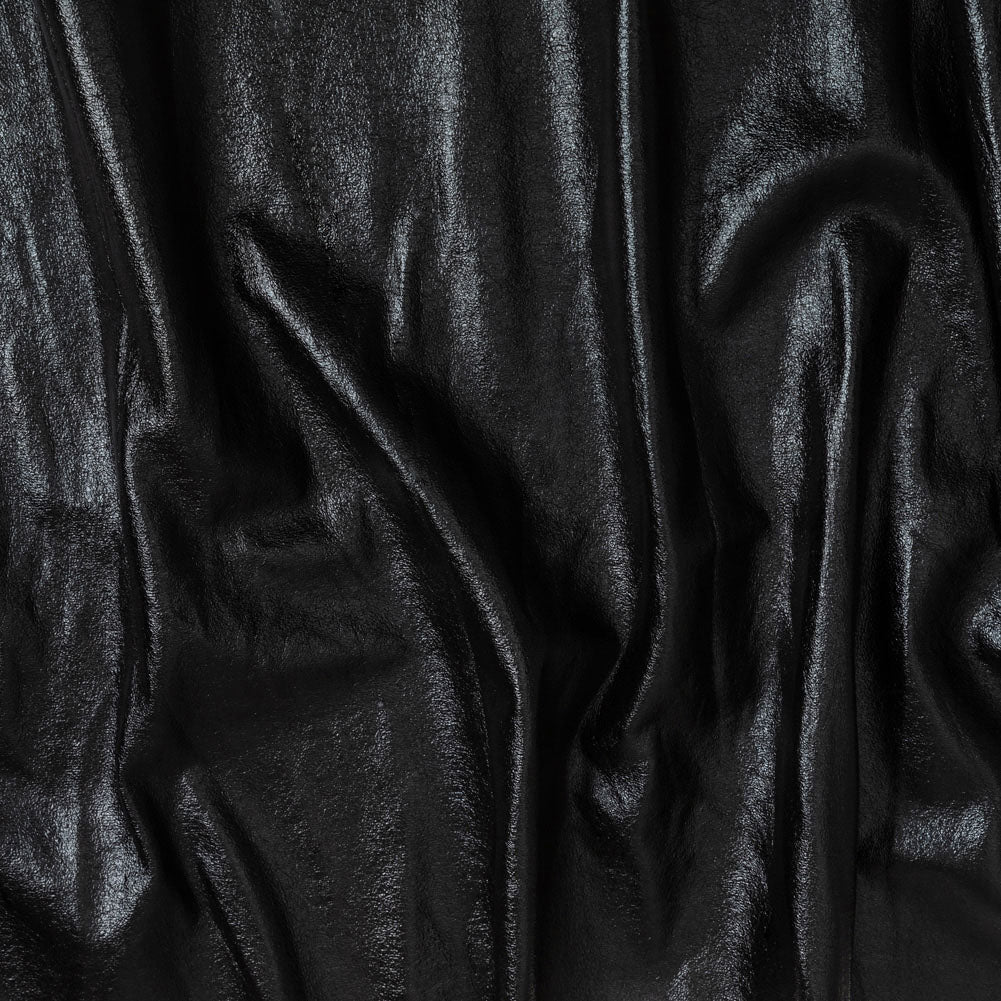 Textured Faux Leather - Metallic Black - Ileana Collection - Joann Fabrics