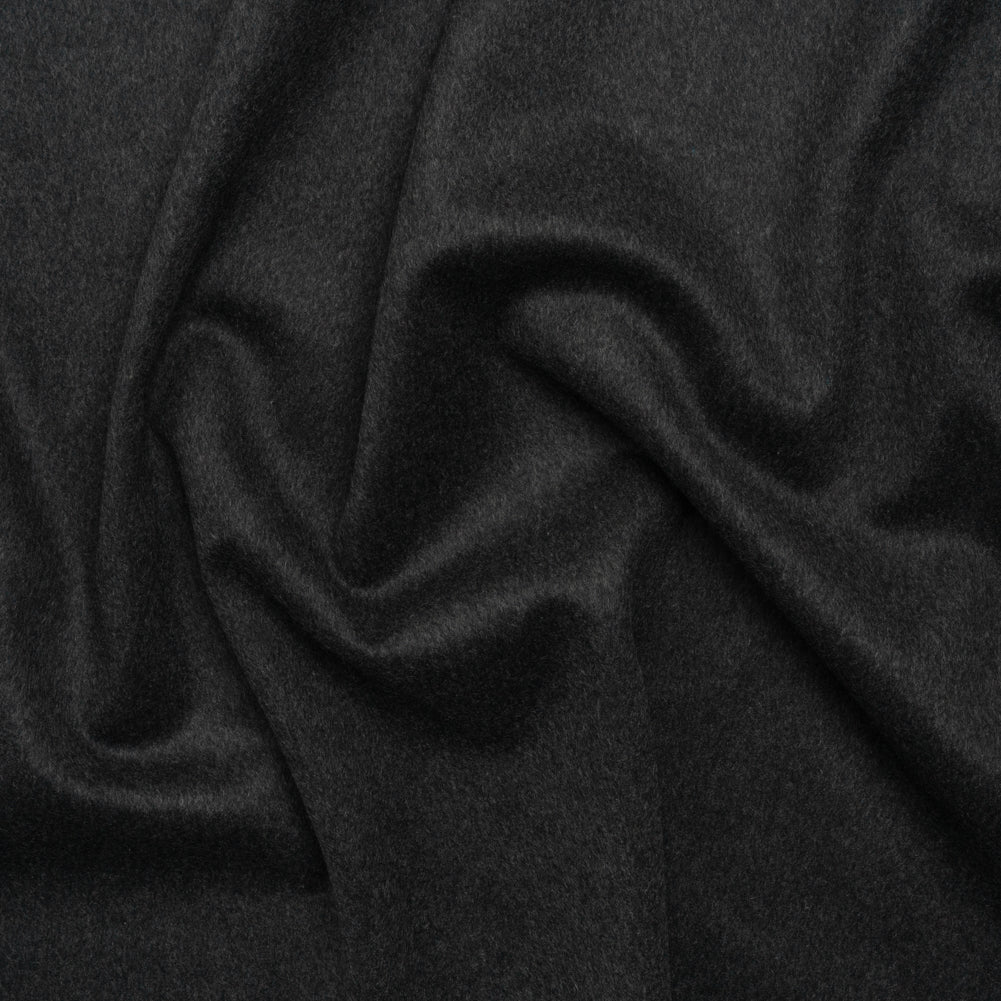 Brushed Lightweight Wool Blend Coating - Charcoal Gray - Ellamar Collection - Joann Fabrics