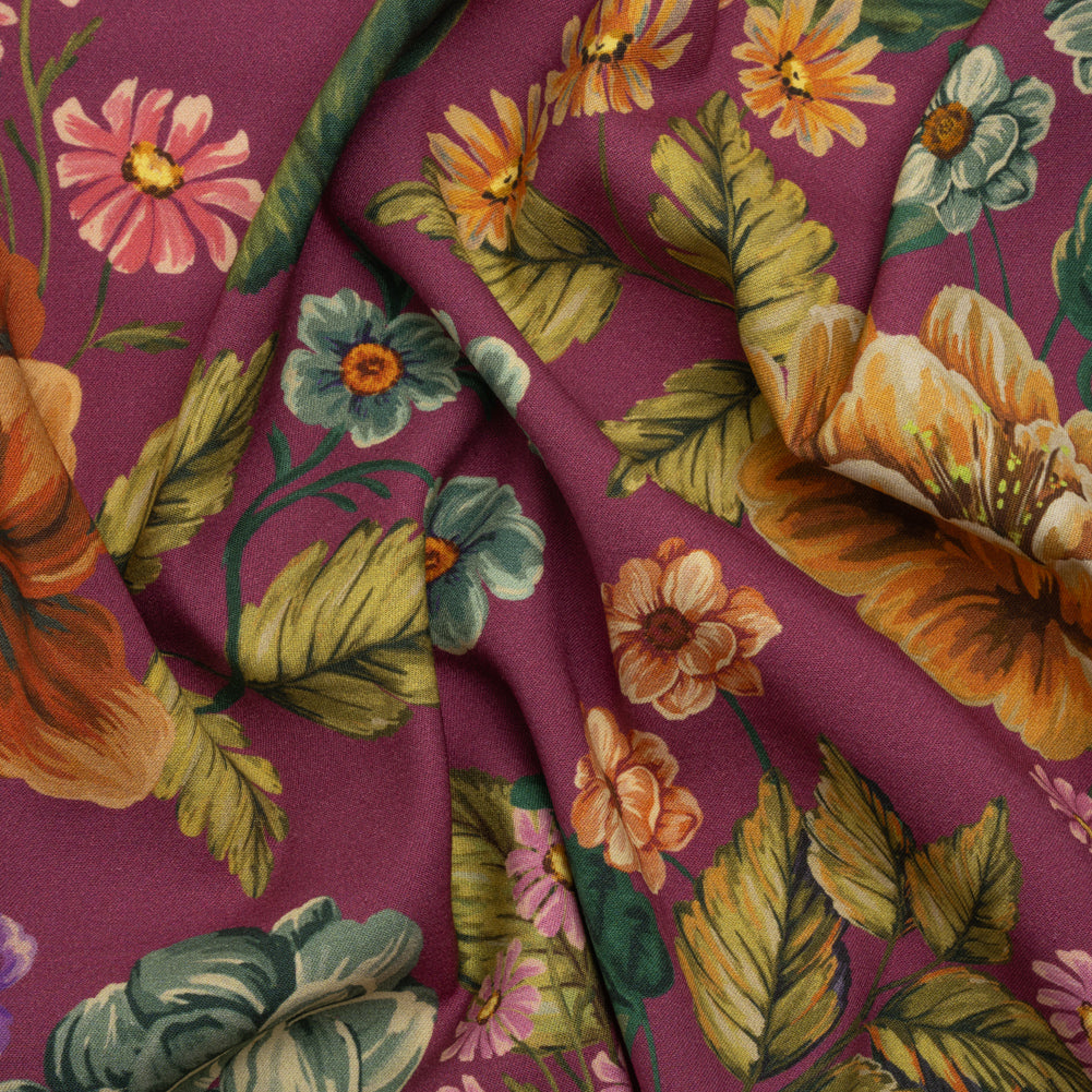 Mood Exclusive Mulberry Jam Stretch Sustainable Rayon Batiste - Joann Fabrics