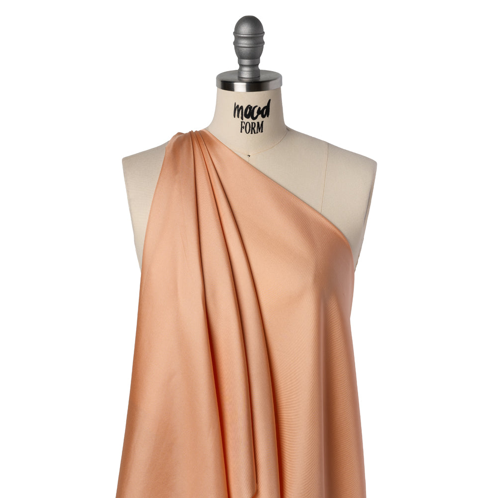 Silk Twill - Peach Pink - Famous Australian Designer Deadstock - Joann Fabrics