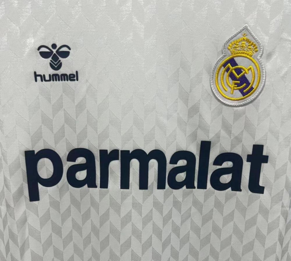 1986/1987 Retro Real Madrid Home Soccer Jersey 1:1 Thai Quality
