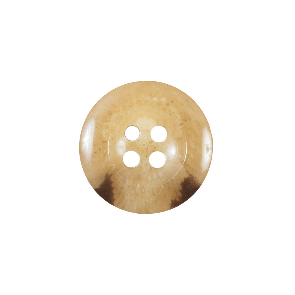 Beige and Brown 4-Hole Plastic Button - 30L/19mm - Joann Fabrics