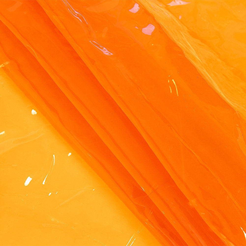 Orange-Tinted Clear Vinyl - 10 Gauge - Farbe Collection - Joann Fabrics