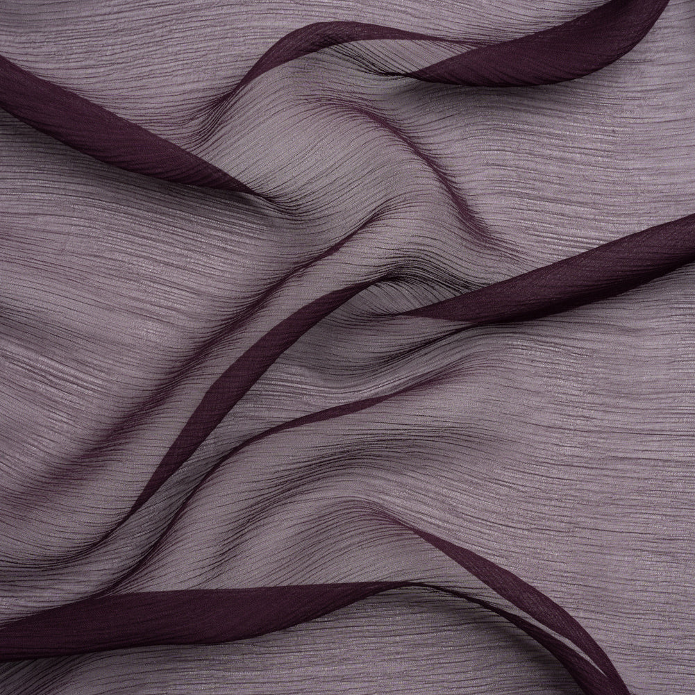 Crinkled Silk Chiffon - Eggplant - Premium Collection - Joann Fabrics