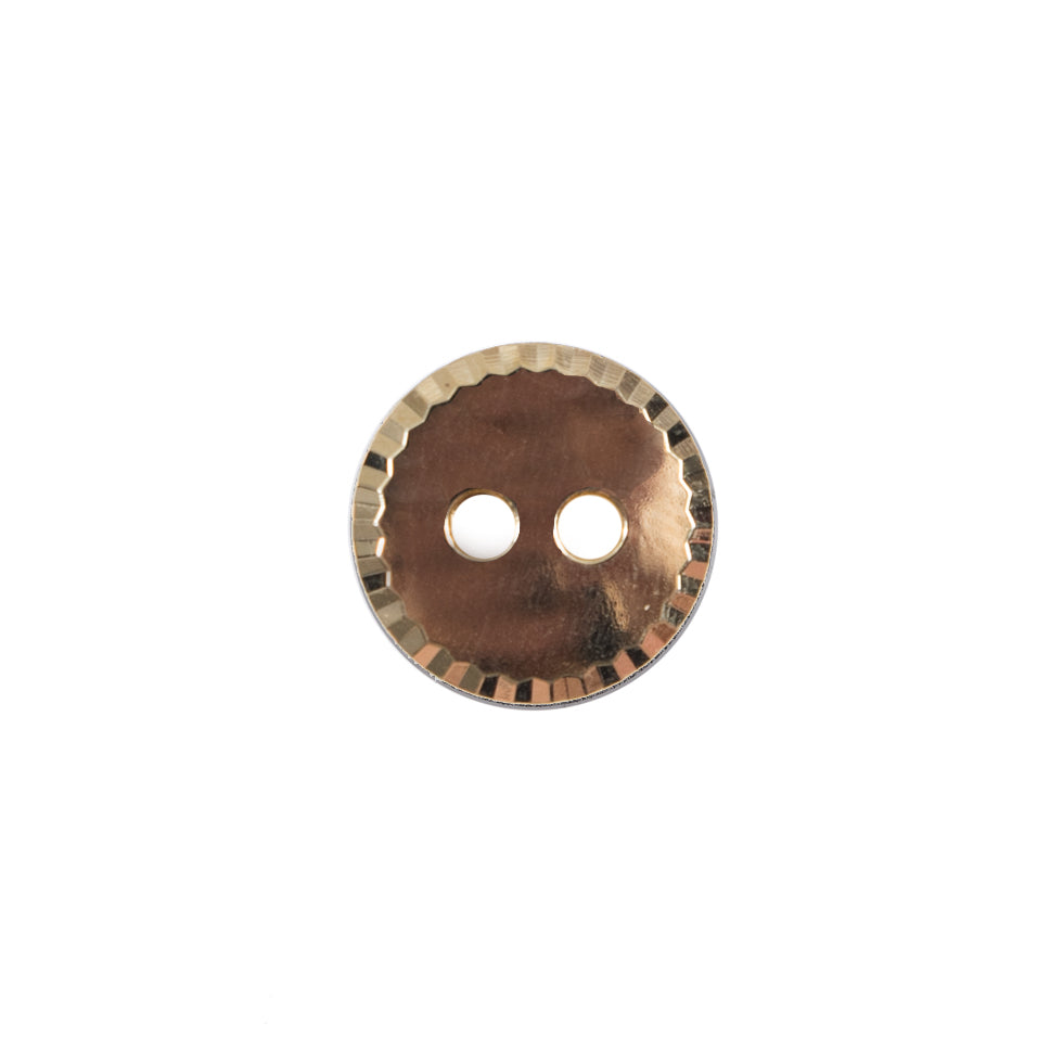 Gold Beveled Plastic Button - 20L/12.5mm - Joann Fabrics