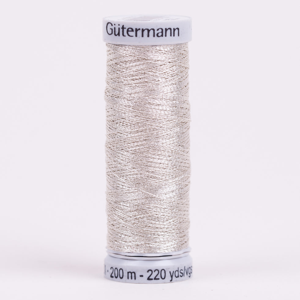 Gutermann Metallic Thread 200m - 9901 White Gold - Joann Fabrics