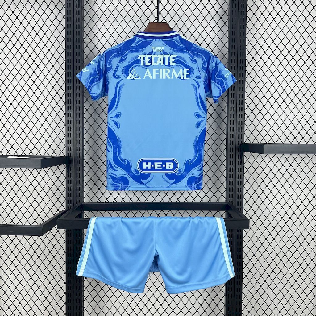 2025/2026 Tigres Away  Football Jersey 1:1 Thai Quality Kids Size
