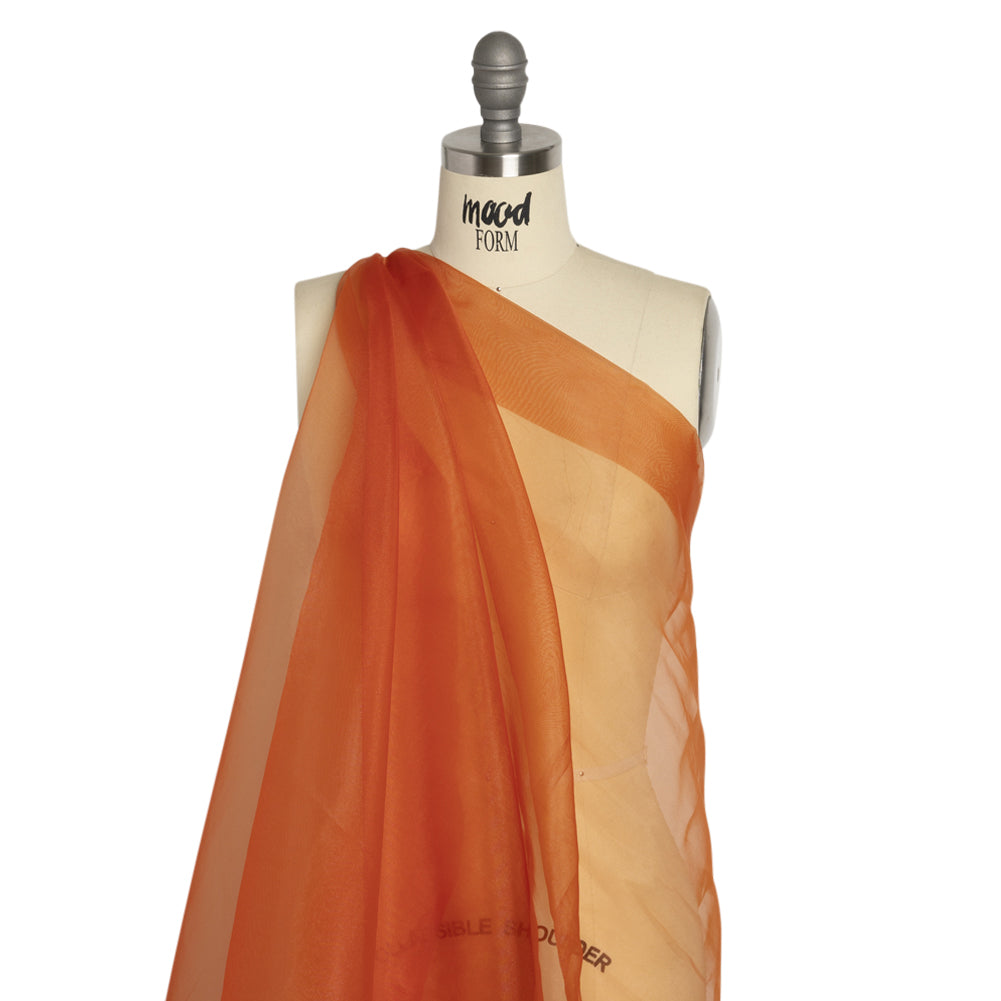 Polyester Organza - Burnt Orange - Luscinia Collection by Mood - Joann Fabrics