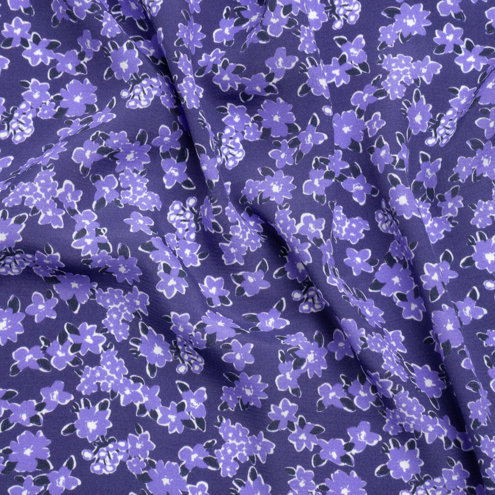 Sustainable Viscose Woven Print - Purple Floral - Mood Exclusive Fields at Moher - Joann Fabrics