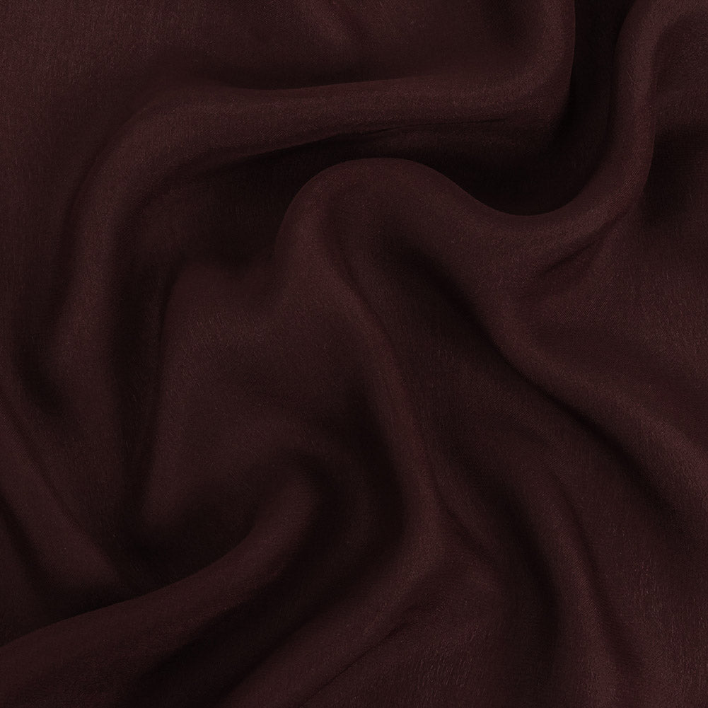 Famous Australian Designer Mahogany Satin-Faced Silk Chiffon - Joann Fabrics