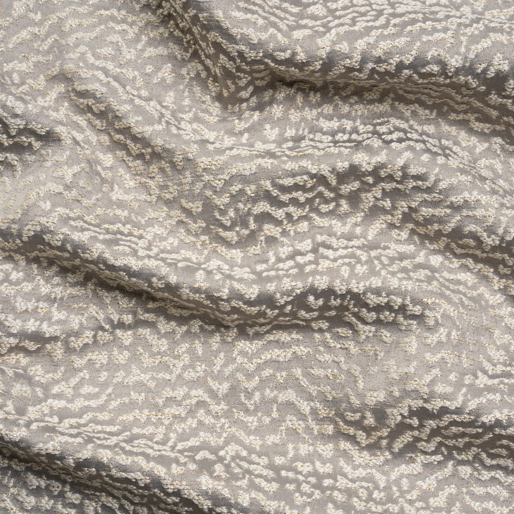 Metallic Drapery Jacquard - Dove Mottled - British Imported - Joann Fabrics