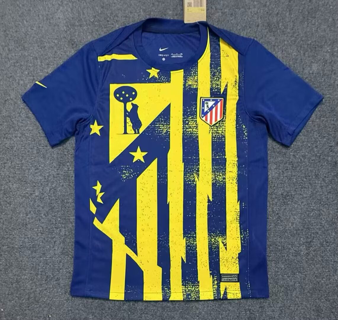 2025/2026 Atletico Madrid Pre-match training suit Football Jersey 1:1 Thai Quality