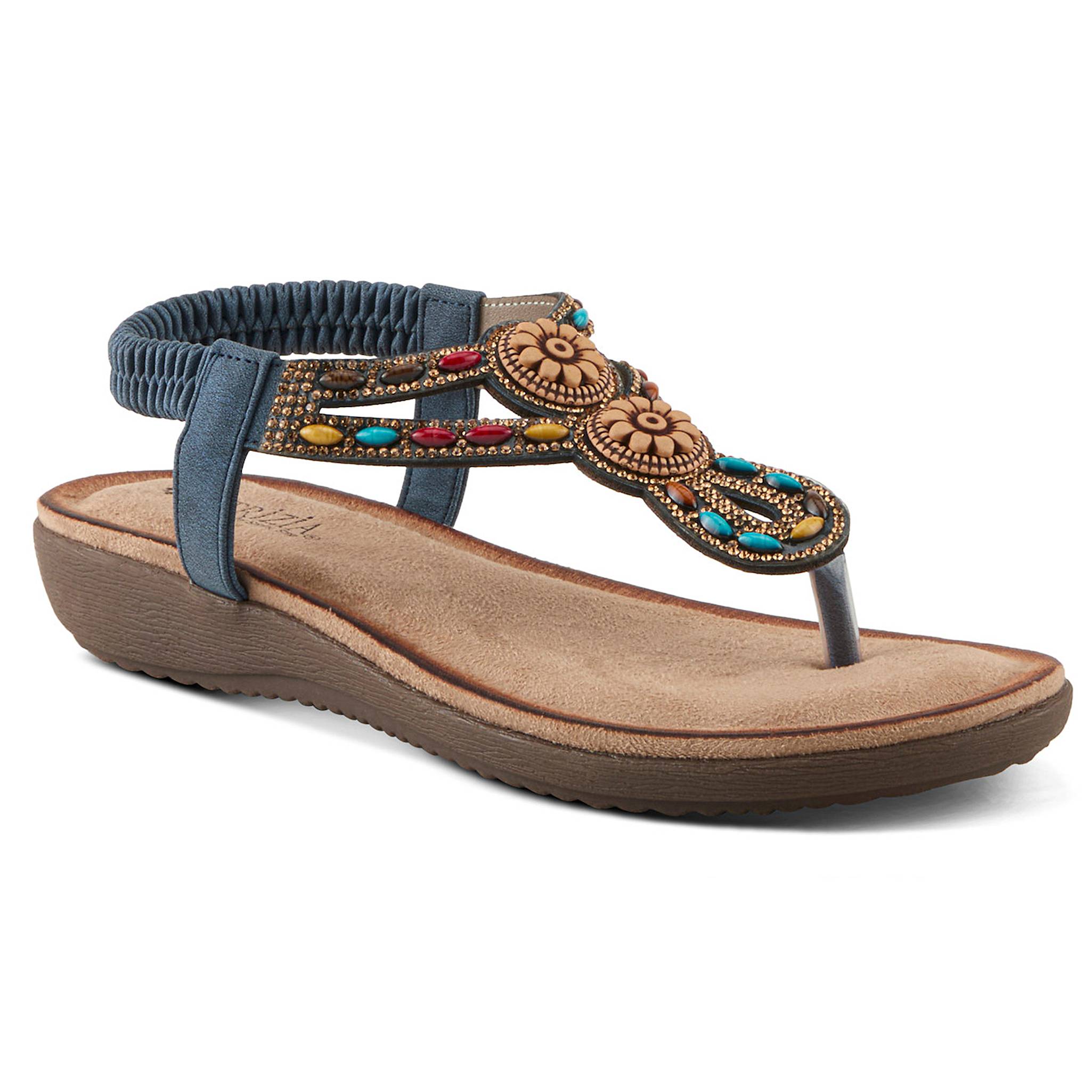 Spring Step® Beaded Thong Sandal, Nonslip Sole - Northstyle Catalog