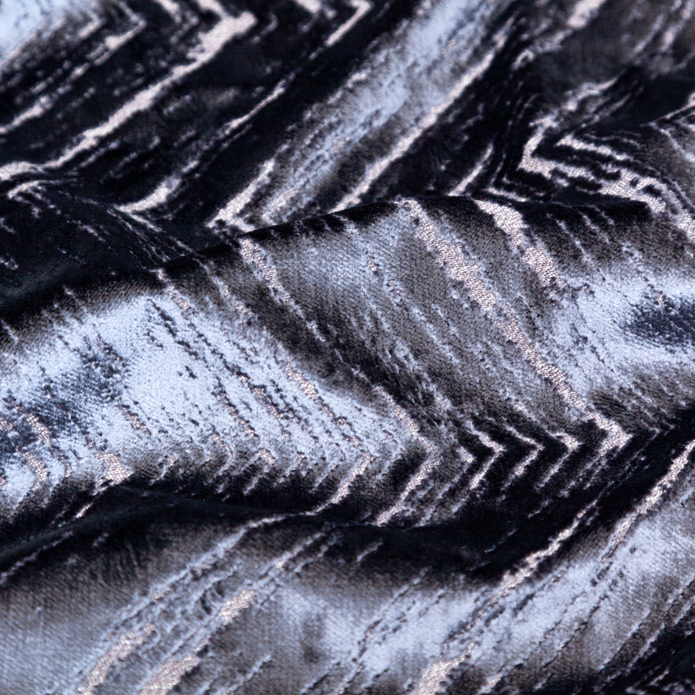 Slate Upholstery Velvet Burnout - Joann Fabrics