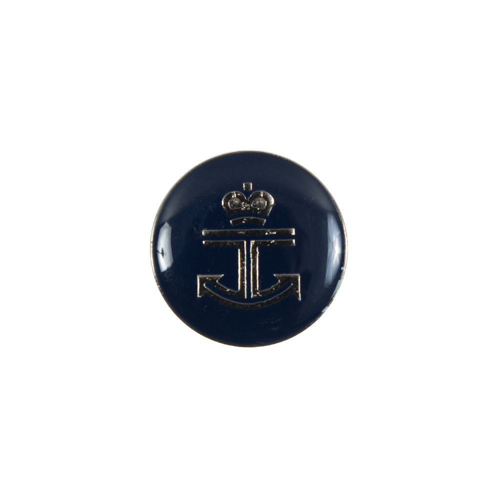 Italian Navy Anchor Shank Back Button - 24L/15mm - Joann Fabrics