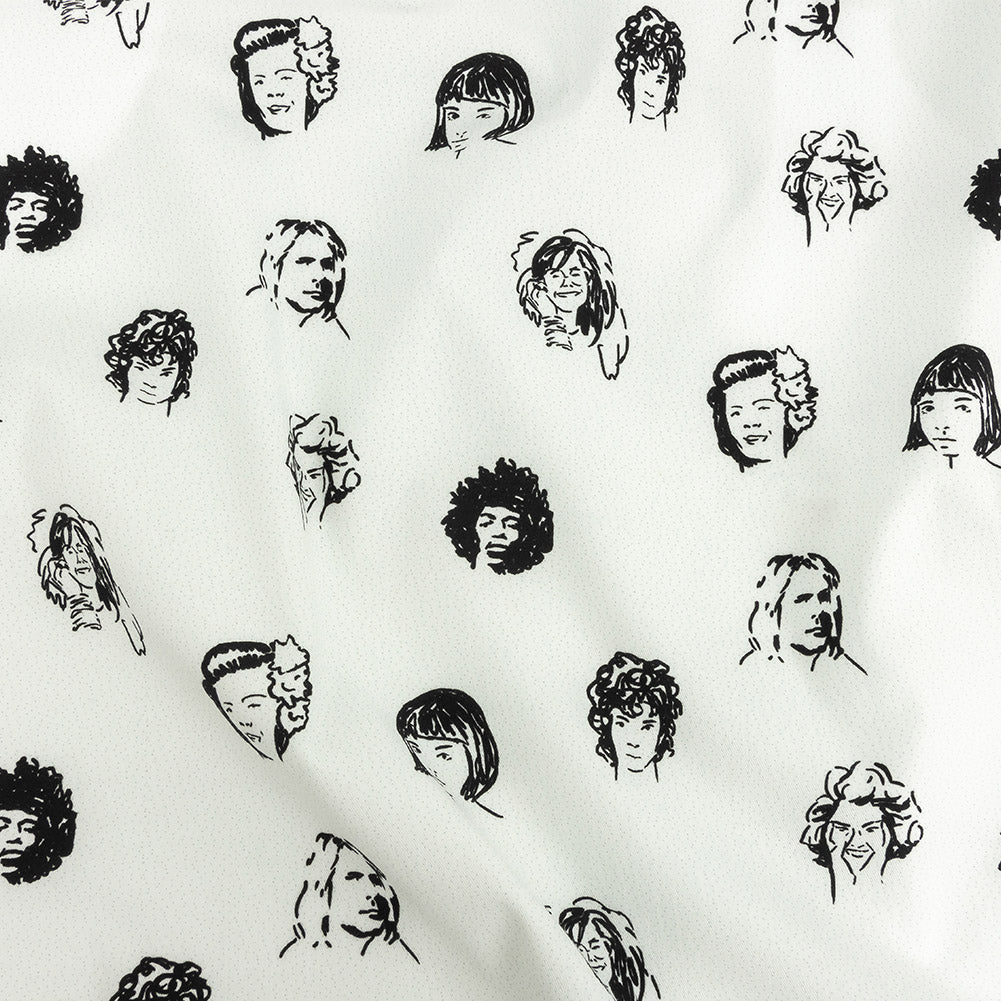 Mood Exclusive White Talking Heads Stretch Brushed Cotton Twill - Joann Fabrics
