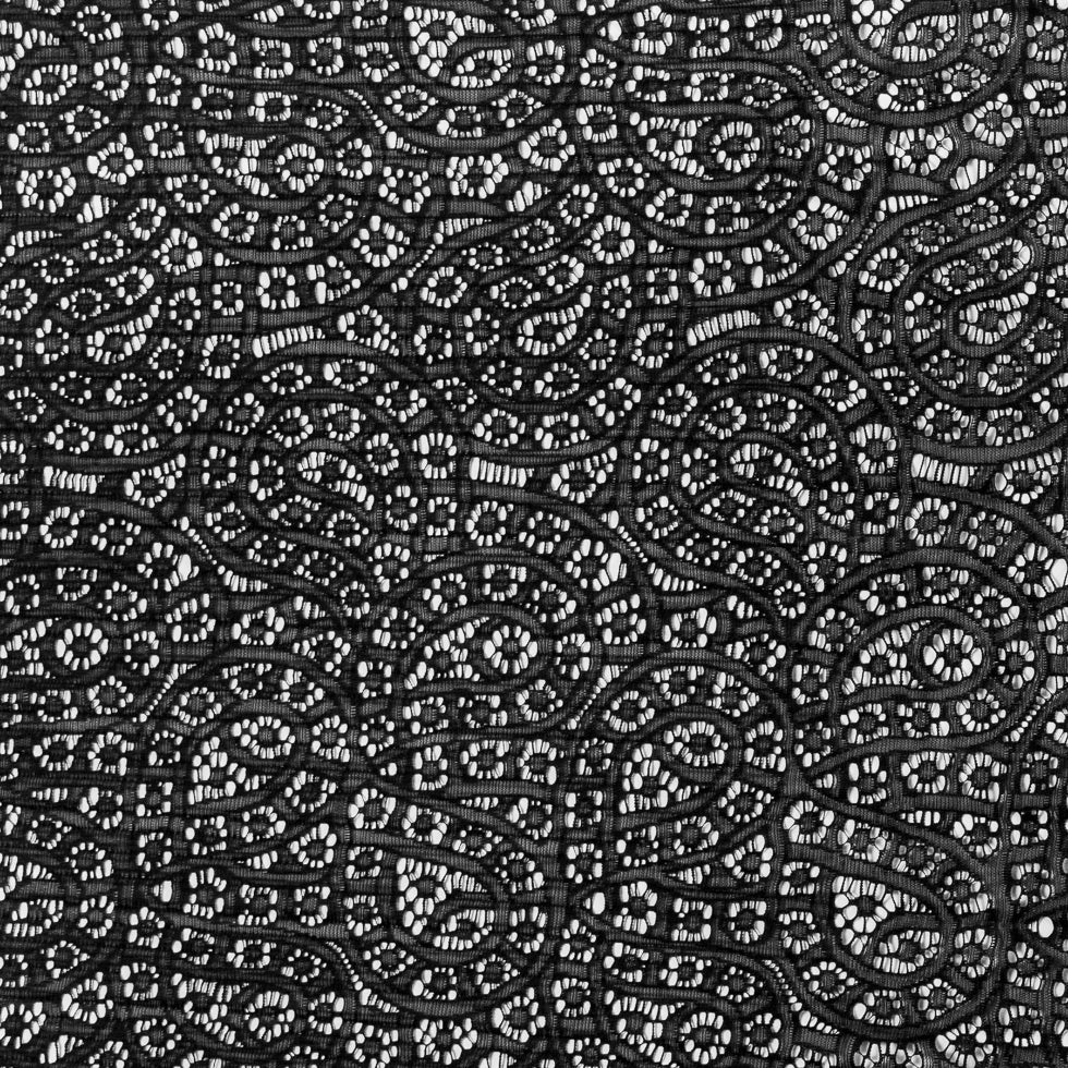 Black Pleated Novelty Lace - Joann Fabrics