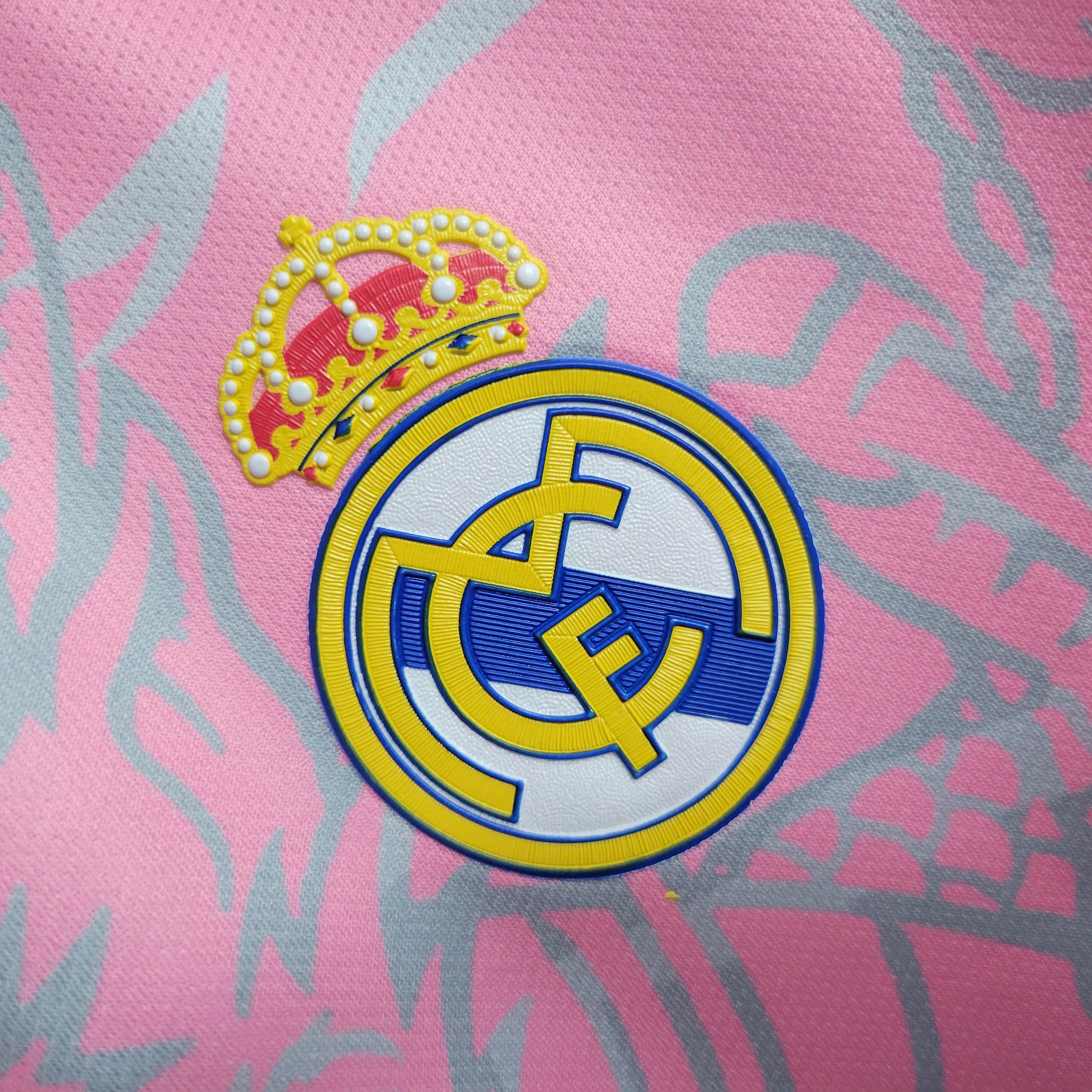2023/2024 Real Madrid Chinese Dragon Pink Football Shirt 1:1 Thai Quality
